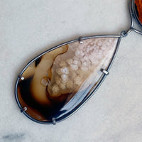 Dendritic and Turkish Agate Necklace